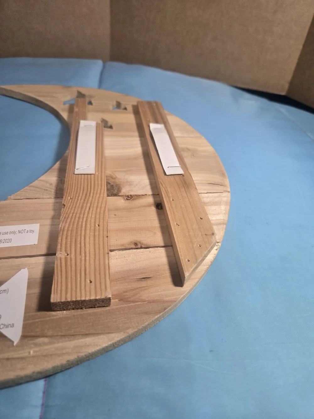 Hobby Lobby wooden crescent